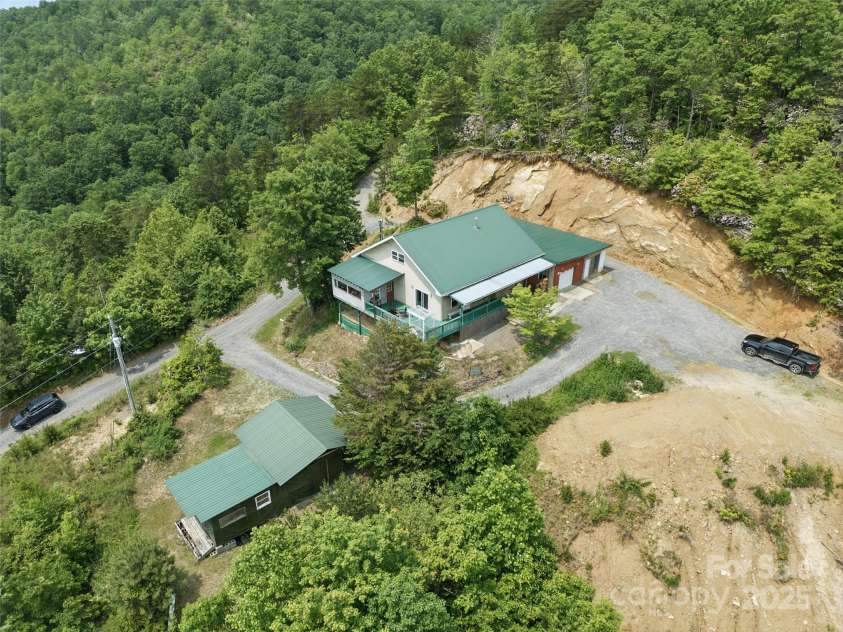 33 Faholoa Ridge Road, Black Mountain, NC 28711.  MLS# CAR4263286, YatesRealty ID 17690. Aerial View