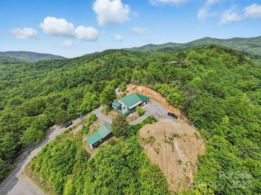 33 Faholoa Ridge Road, Black Mountain, NC 28711.  MLS# CAR4263286, YatesRealty ID 17690. Aerial View