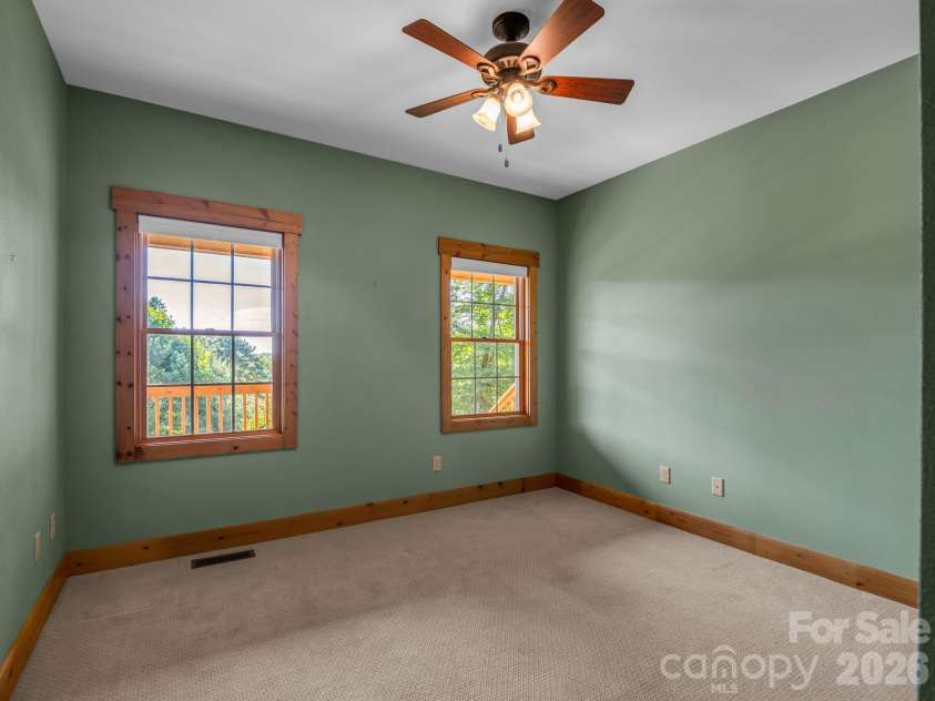82 Red Mulberry Drive, Zirconia, NC 28790.  MLS# CAR4363684, YatesRealty ID 17694. Bedroom #2