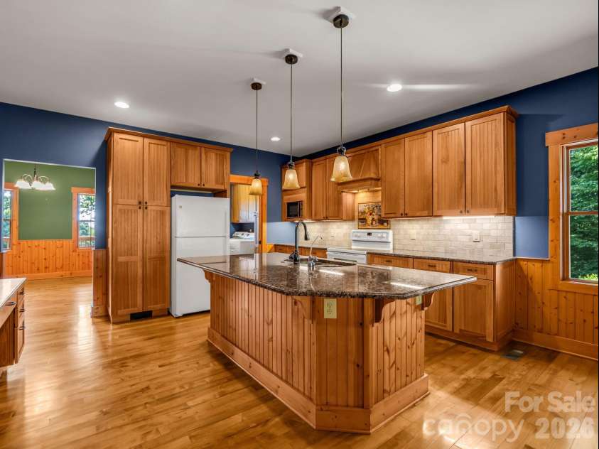 82 Red Mulberry Drive, Zirconia, NC 28790.  MLS# CAR4363684, YatesRealty ID 17694. Kitchen