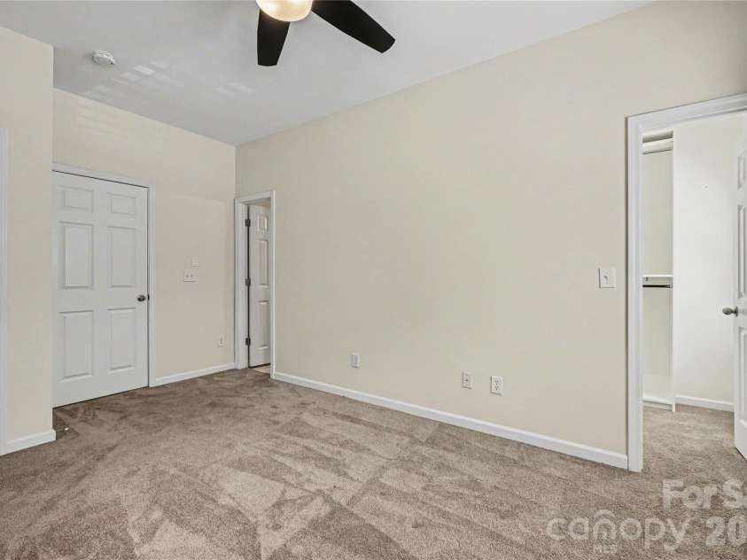 152 Charterhouse Lane, Fort Mill, SC 29715.  MLS# CAR4419693, YatesRealty ID 17696. Primary suite features 2 closets!