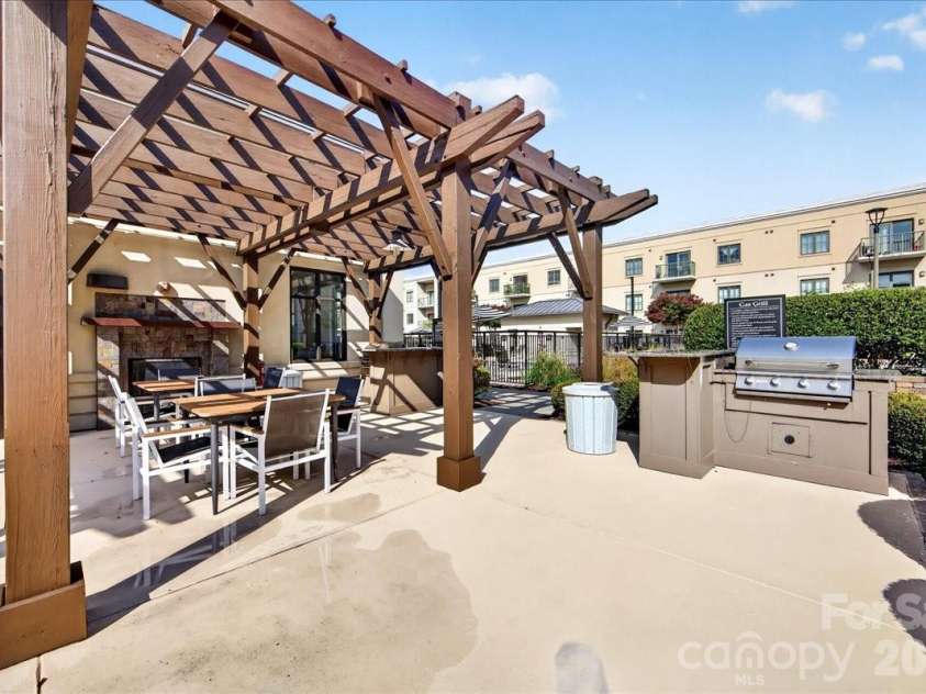 721 Governor Morrison Street, Charlotte, NC 28211.  MLS# CAR4414829, YatesRealty ID 1770. Grilling area at pool