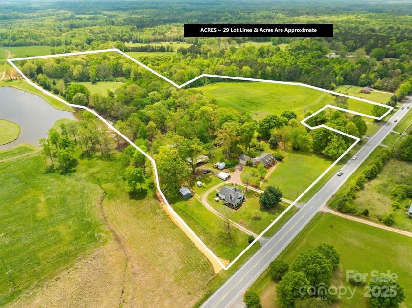 4896 Pageland Highway, Lancaster, SC 29720.  MLS# CAR4246067, YatesRealty ID 17701. 29 Acres - of ENJOYMENT
