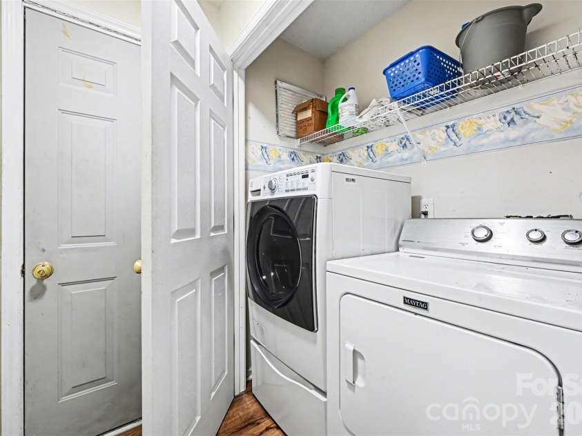 4718 Titus Court, Monroe, NC 28110.  MLS# CAR4373667, YatesRealty ID 17713. Laundry room