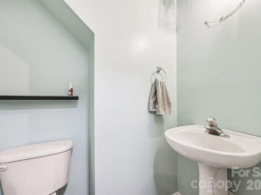 4718 Titus Court, Monroe, NC 28110.  MLS# CAR4373667, YatesRealty ID 17713. Powder room