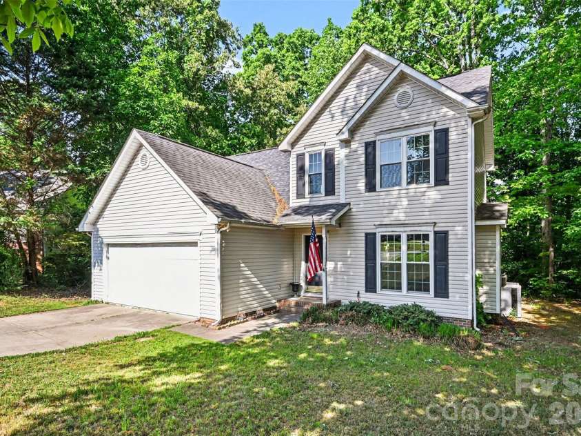 4718 Titus Court, Monroe, NC 28110.  MLS# CAR4373667, YatesRealty ID 17713. Side