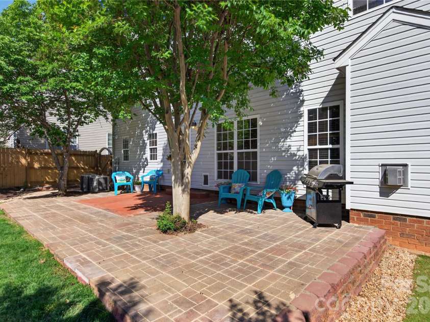 13414 Meadowmere Road, Huntersville, NC 28078.  MLS# CAR4372429, YatesRealty ID 17719. Expanded Rear Patio