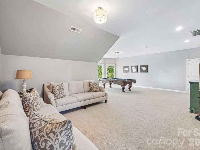 29023 Villa View Court, Fort Mill, SC 29707.  MLS# CAR4372357, YatesRealty ID 17732. 3rd floor rec room