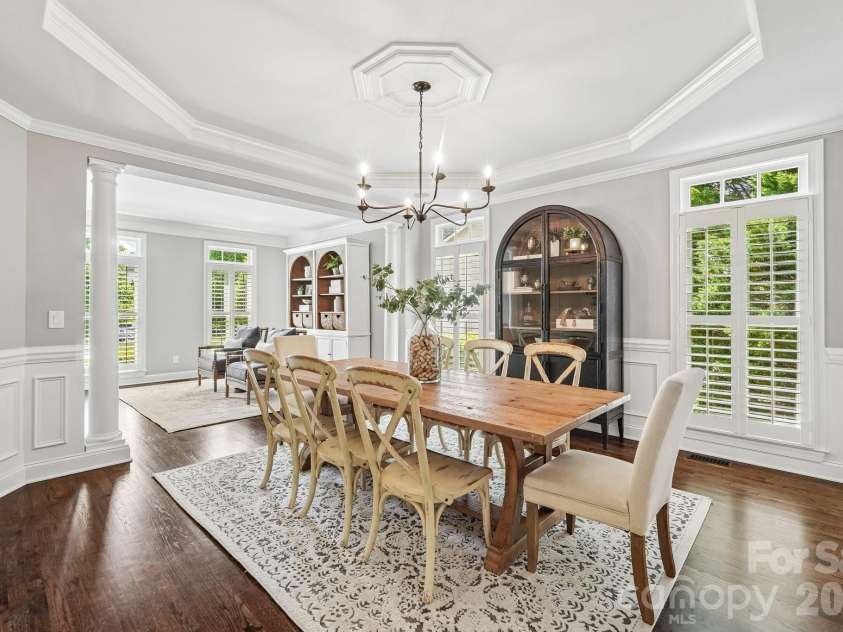 29023 Villa View Court, Fort Mill, SC 29707.  MLS# CAR4372357, YatesRealty ID 17732. Formal dining room 