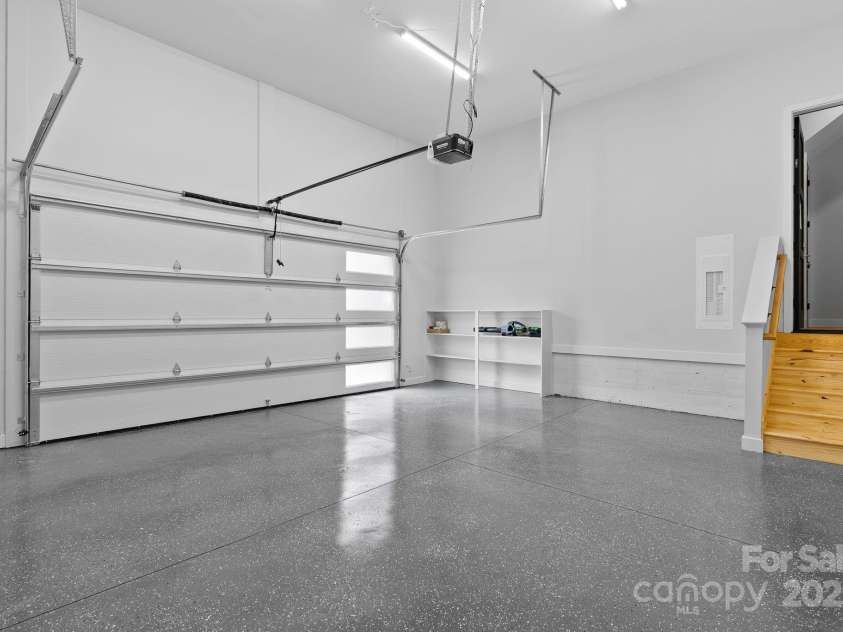520 Tenth Street, Black Mountain, NC 28711.  MLS# CAR4247176, YatesRealty ID 17733. Epoxy Flooring * Room for Storage