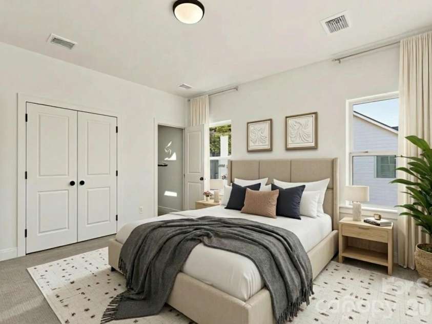 404 Spargo Street, Dallas, NC 28034.  MLS# CAR4373231, YatesRealty ID 17745. Primary bedroom