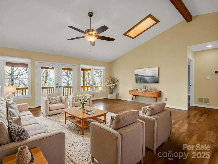 1116 High Vista Drive, Mills River, NC 28759.  MLS# CAR4227946, YatesRealty ID 17746. Living Rm, Main Level Virtually Staged