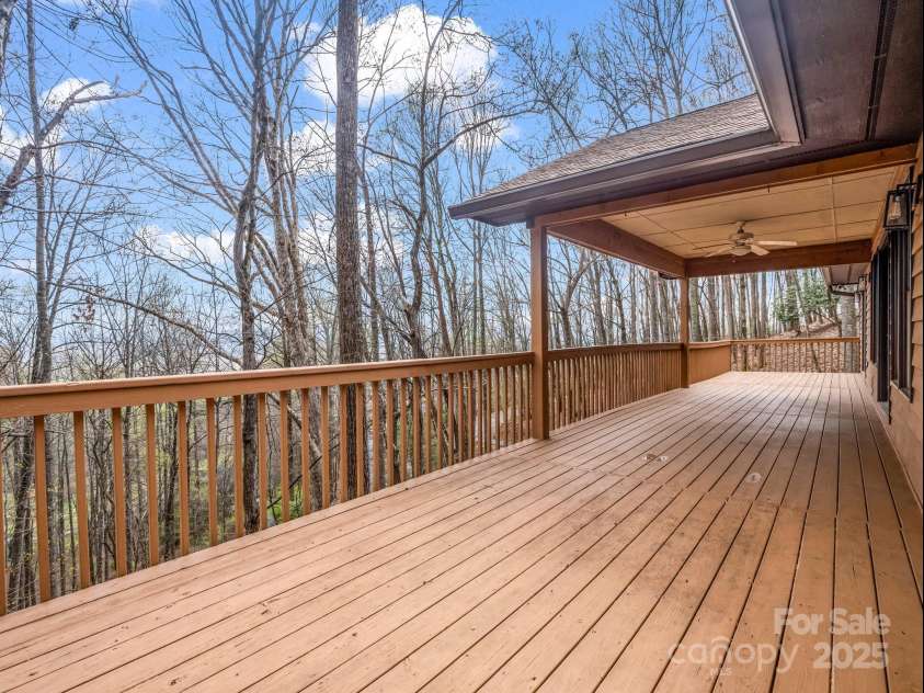 1116 High Vista Drive, Mills River, NC 28759.  MLS# CAR4227946, YatesRealty ID 17746. Upper Level Deck & Covered Porch