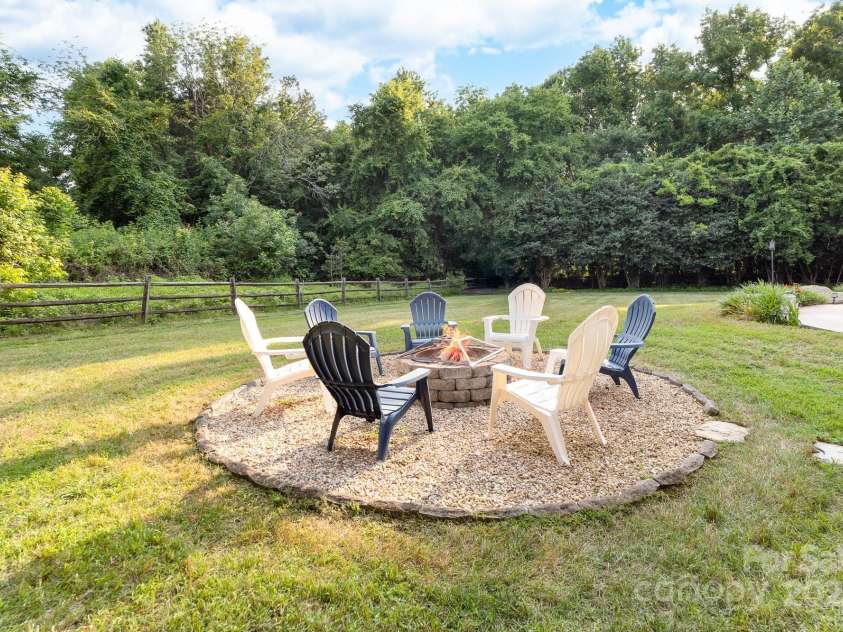 1115 Maremont Court, Matthews, NC 28104.  MLS# CAR4265008, YatesRealty ID 17750. Relax by the firepit after an afternoon dip in the swimming pool