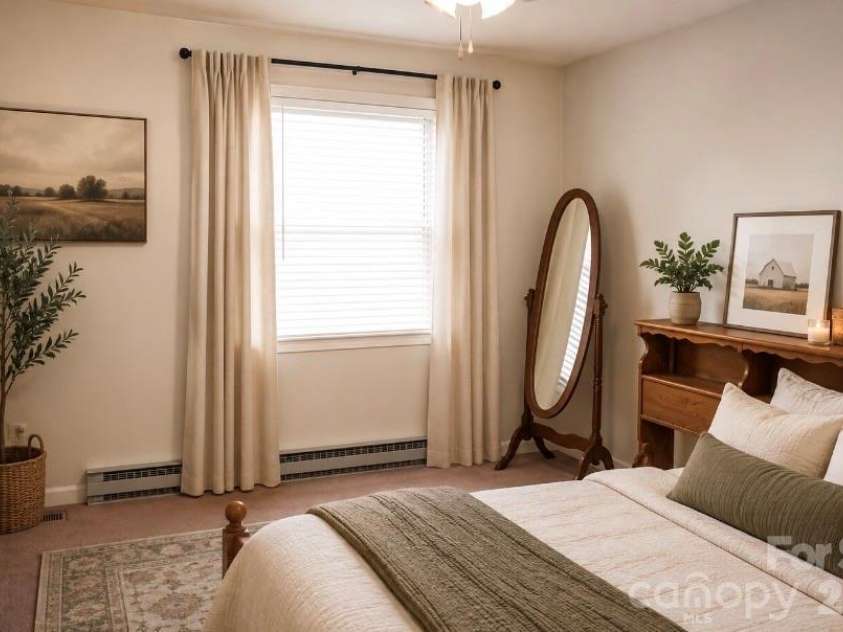 104 Buena Vista Drive, Morganton, NC 28655.  MLS# CAR4365329, YatesRealty ID 17751. Bedroom #2 (digitally altered for visualization only)
