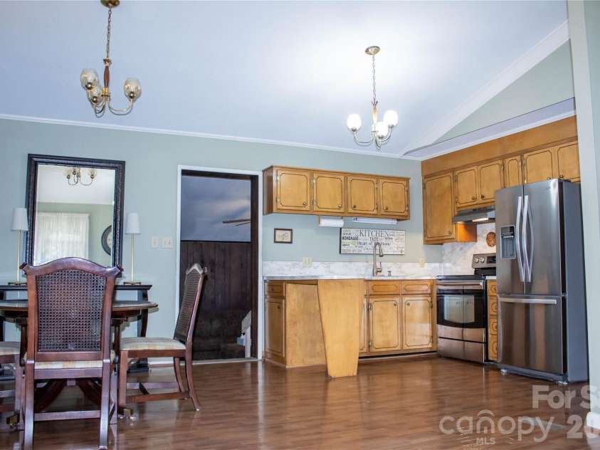 104 Buena Vista Drive, Morganton, NC 28655.  MLS# CAR4365329, YatesRealty ID 17751. Open Floor Plan-Dining Room and Kitchen
