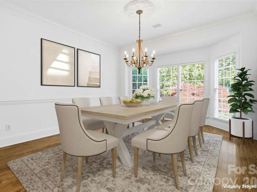 5613 Fairway View Drive, Charlotte, NC 28277.  MLS# CAR4372831, YatesRealty ID 17752. Dining Room 