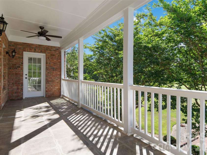5613 Fairway View Drive, Charlotte, NC 28277.  MLS# CAR4372831, YatesRealty ID 17752. Scenic Golf Course View from Upper Veranda