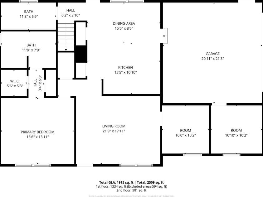 2036 Hickory Hills Drive, Denver, NC 28037.  MLS# CAR4367061, YatesRealty ID 17766. First floor