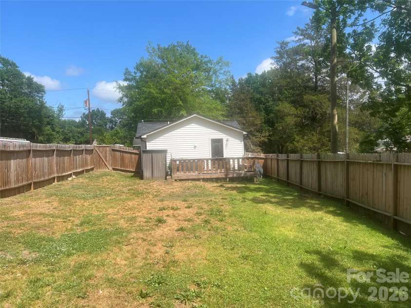 140 Plyler Road, Lancaster, SC 29720.  MLS# CAR4377116, YatesRealty ID 17784. Fence with Current stain