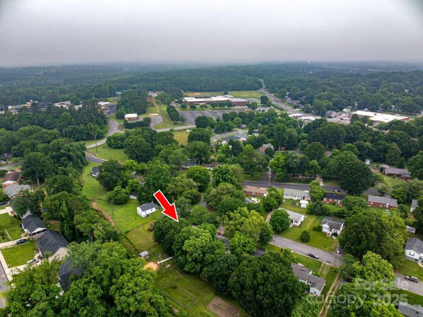 535 Norman Fair Avenue, Lincolnton, NC 28092.  MLS# CAR4266150, YatesRealty ID 17793. Aerial