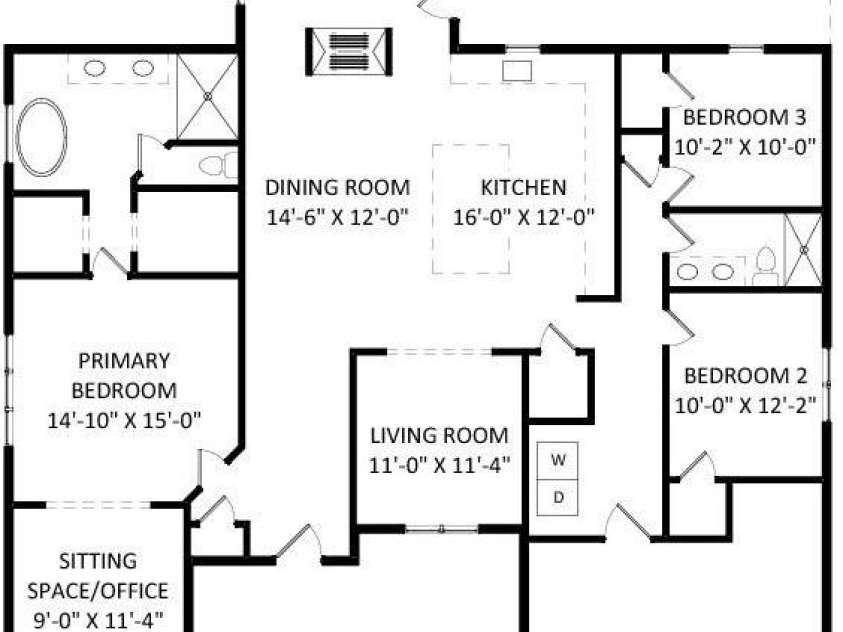 2500 Grayson Parkway, Monroe, NC 28110.  MLS# CAR4373636, YatesRealty ID 17804. Floor Plan
