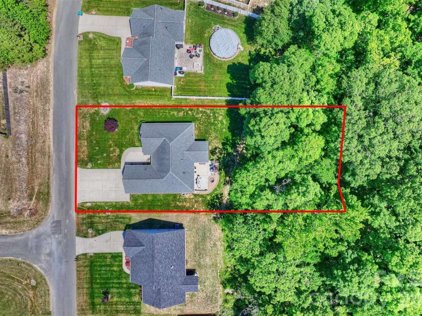2500 Grayson Parkway, Monroe, NC 28110.  MLS# CAR4373636, YatesRealty ID 17804. Lot Aerial View