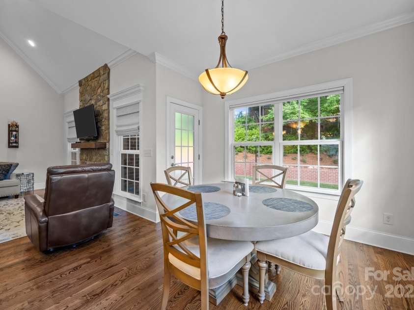 4004 Saint Andrews Court, Cramerton, NC 28032.  MLS# CAR4265985, YatesRealty ID 17805. Breakfast Area overlooks patio