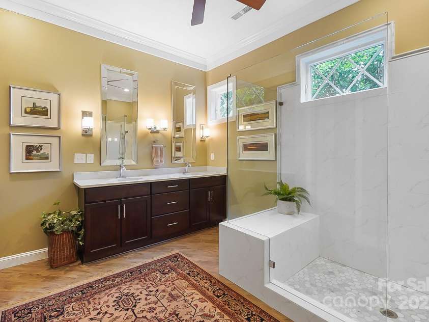 2354 Valelake Road, York, SC 29745.  MLS# CAR4266023, YatesRealty ID 17806. Another primary bath on the lower-level suite.