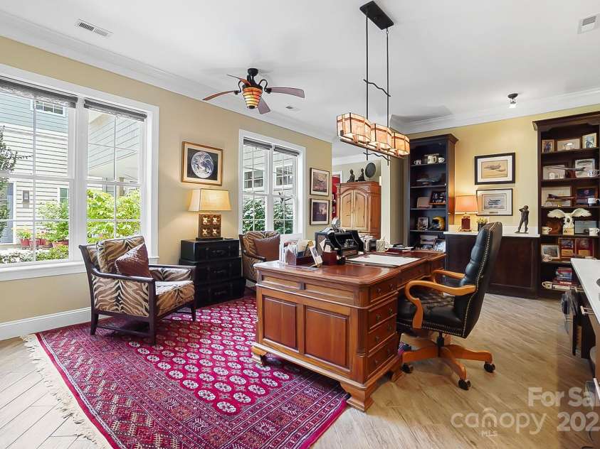 2354 Valelake Road, York, SC 29745.  MLS# CAR4266023, YatesRealty ID 17806. Lower-level office with lots of natural light.