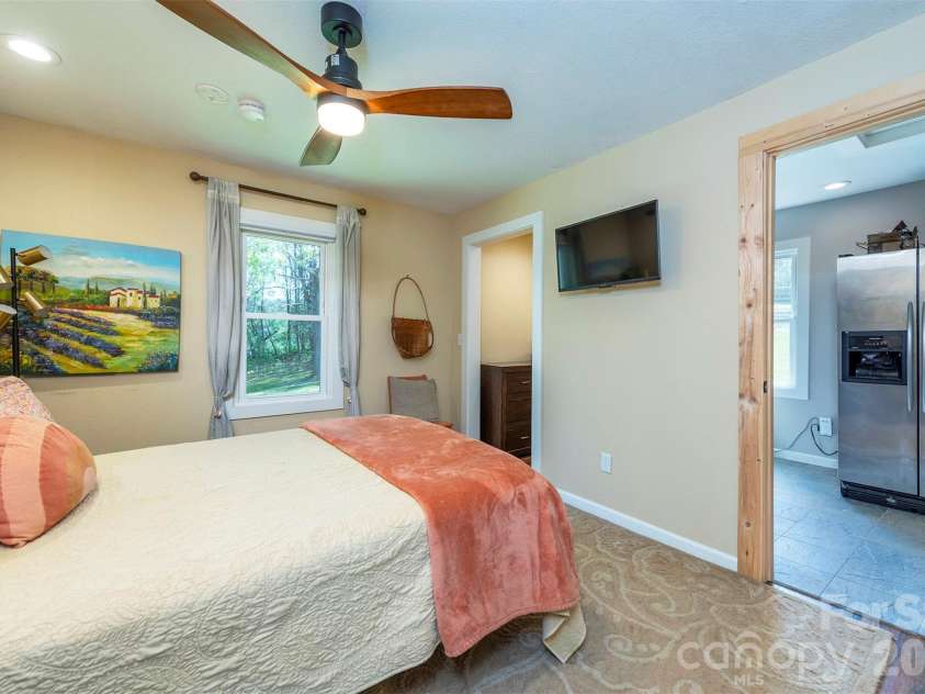 85 Cody Embler Road, Alexander, NC 28701.  MLS# CAR4370599, YatesRealty ID 17807. 2nd bedroom with a large closet for possible 2nd bathroom