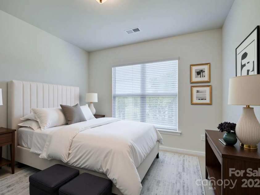 15429 Topanga Drive, Charlotte, NC 28278.  MLS# CAR4305011, YatesRealty ID 17808. Virtually staged guest bedroom 1 on the main