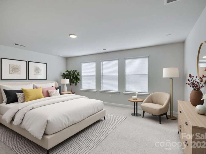 15429 Topanga Drive, Charlotte, NC 28278.  MLS# CAR4305011, YatesRealty ID 17808. Virtually staged guest bedroom 4 or bonus room