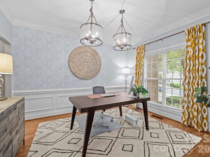 14003 Ballantyne Meadows Drive, Charlotte, NC 28277.  MLS# CAR4372883, YatesRealty ID 17810. Dining room/office/flex space