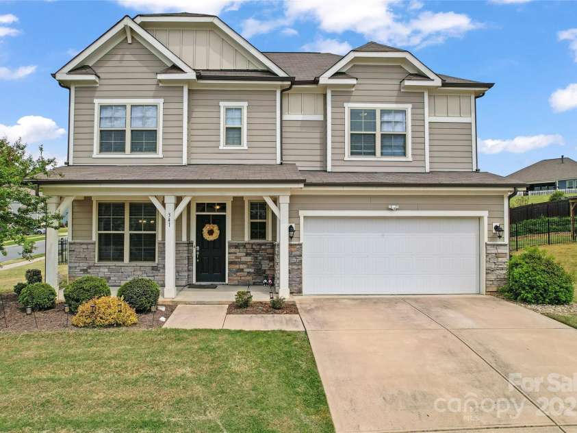 341 Pleasant Hill Drive, Concord, NC 28025.  MLS# CAR4249639, YatesRealty ID 17816. Welcome Home