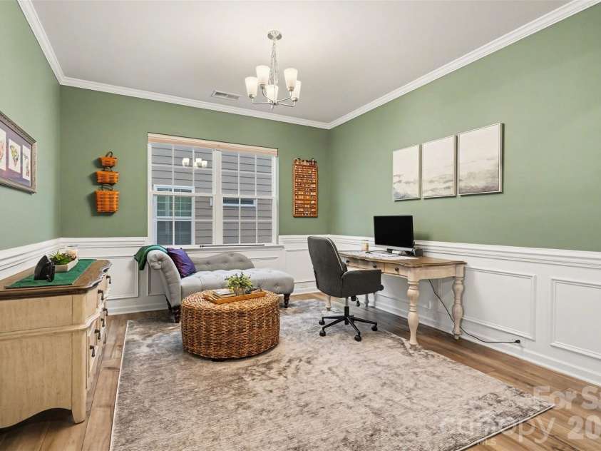 1101 Lookout Shoals Drive, Fort Mill, SC 29715.  MLS# CAR4341463, YatesRealty ID 17818. Front formal dining room or office
