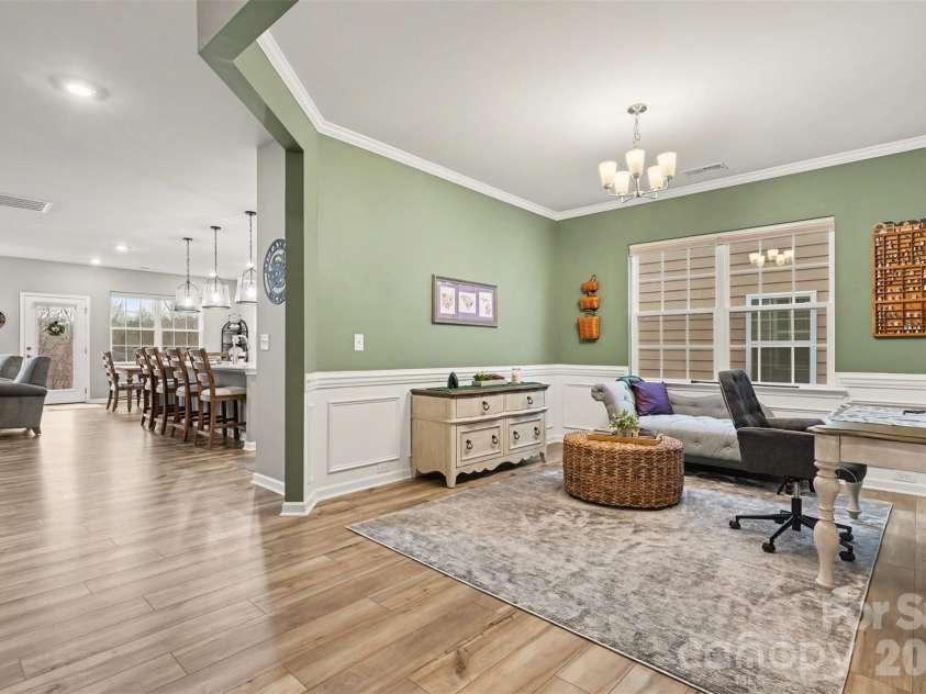 1101 Lookout Shoals Drive, Fort Mill, SC 29715.  MLS# CAR4341463, YatesRealty ID 17818. Front formal dining room or office