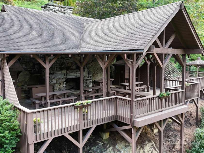 Lot 45 Weatherwatch Lane, Waynesville, NC 28786.  MLS# CAR4315609, YatesRealty ID 1782. Community Pavilion 