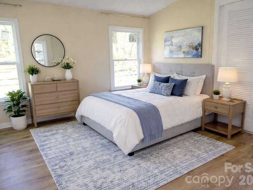 453 Riverview Lane, Lexington, NC 27292.  MLS# CAR4360894, YatesRealty ID 17823. VIRTUALLY STAGED BEDROOM