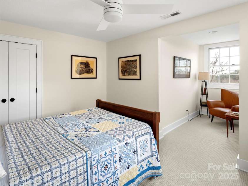 512 Shiloh Drive, Hendersonville, NC 28792.  MLS# CAR4208109, YatesRealty ID 17829. Second bedroom on the upper level