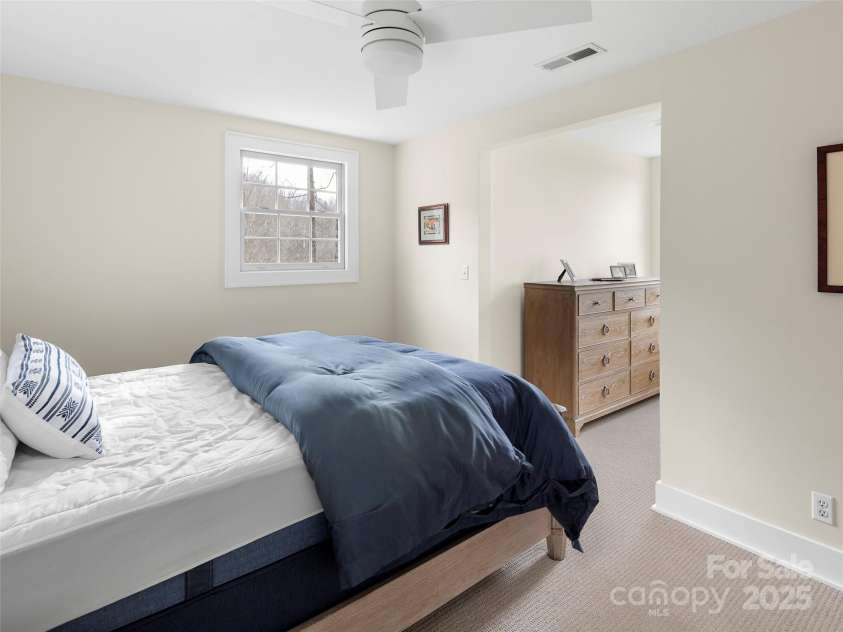 512 Shiloh Drive, Hendersonville, NC 28792.  MLS# CAR4208109, YatesRealty ID 17829. Third bedroom on the upper level