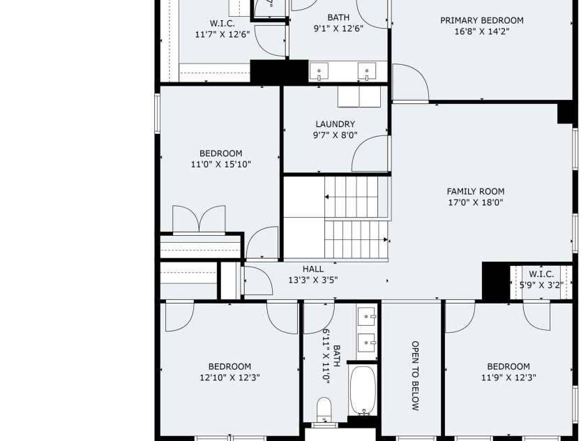 12536 Stoneybrook Parkway, Huntersville, NC 28078.  MLS# CAR4320285, YatesRealty ID 17834. 2nd Floor