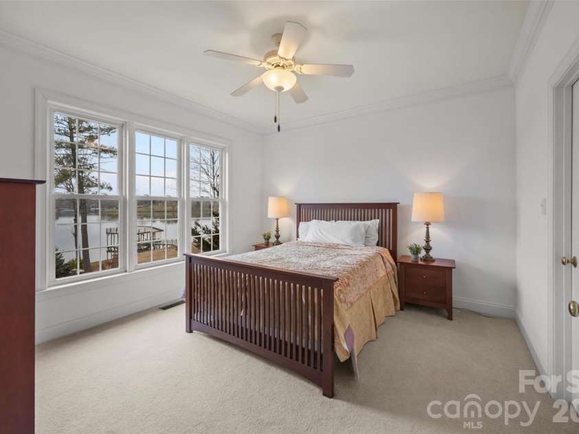 5231 Peninsula Drive, Granite Falls, NC 28630.  MLS# CAR4336540, YatesRealty ID 17834. Lakeside secondary bedroom