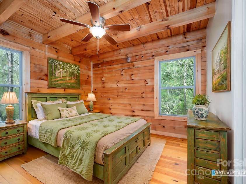 3374 Locust Grove Road, Hendersonville, NC 28792.  MLS# CAR4265087, YatesRealty ID 17837. Downstairs bedroom 1