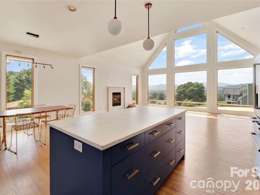 8 Nottingham Drive, Candler, NC 28715.  MLS# CAR4424000, YatesRealty ID 17837. Imagine enjoying this view while cooking