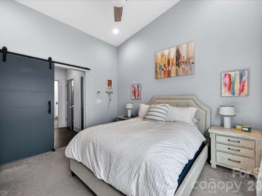 241 Domain Way, Charlotte, NC 28203.  MLS# CAR4374972, YatesRealty ID 17838. Primary Bedroom with walk-in closet