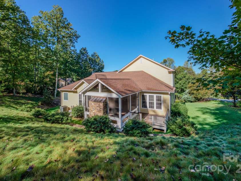 16 La Rue Court, Biltmore Lake, NC 28715.  MLS# CAR4308384, YatesRealty ID 17839. Back of home