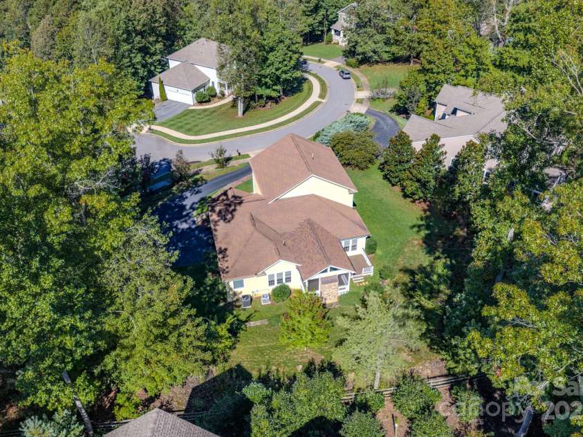 16 La Rue Court, Biltmore Lake, NC 28715.  MLS# CAR4308384, YatesRealty ID 17839. Overhead view 