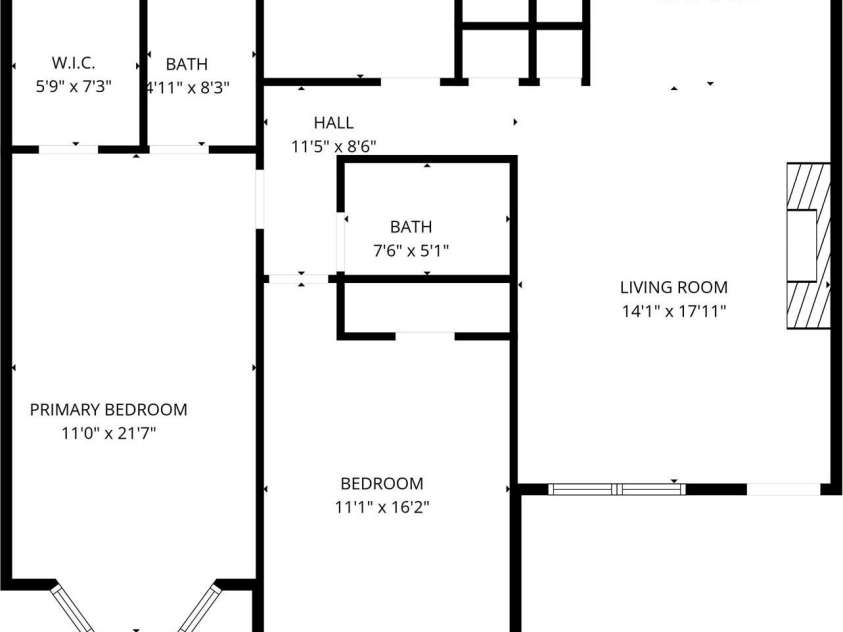 2440 Selwyn Avenue, Charlotte, NC 28209.  MLS# CAR4372591, YatesRealty ID 17843. Measurements & floorplan