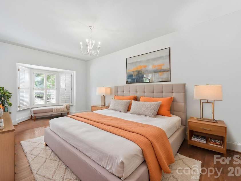 2440 Selwyn Avenue, Charlotte, NC 28209.  MLS# CAR4372591, YatesRealty ID 17843. Primary Bedroom, virtually staged.